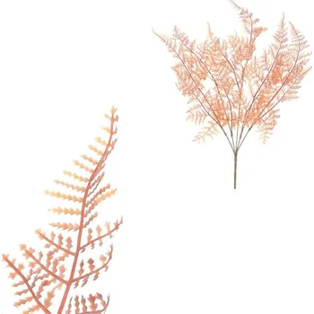 umělá květina Kapradí - umělý trs, barva cihlově hnědá Barva: Hnědá