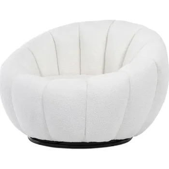 Křeslo Otočné křeslo, bílá látka, AK-341 WT2 Barva: bílá