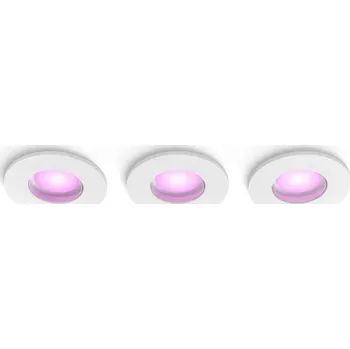 Philips Xamento Hue, 3x 4,2W + 3x GU10, White and Color Ambiance (3 ks) (929004611301) bílé