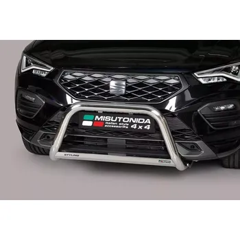 Tuning Misutonida Přední ochranný nerez rám SEAT Ateca 2021 >