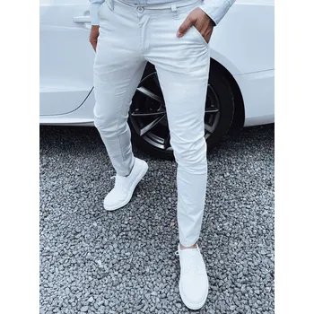 Pánská móda Pánské kalhoty UX4345 Barva: Světle Šedá, Velikost: 28/42