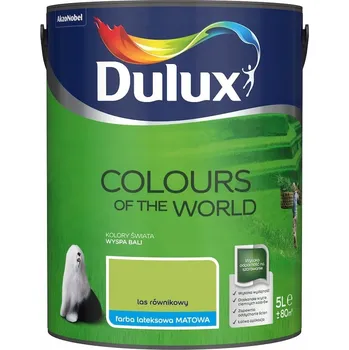 barva na zeď Barva nástěnná barva Dulux 5 l, matný rovníkový les