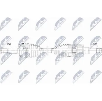 Hnací hřídel - poloosa NTY NPW-FR-212