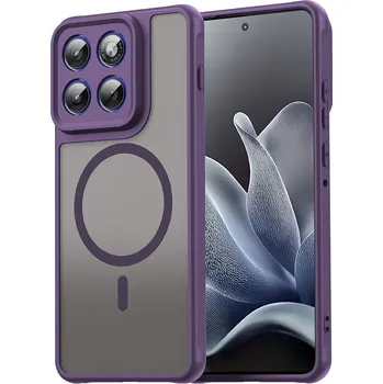 Pouzdro na mobilní telefon Techsuit – HaloFrost II MagSafe – Motorola Edge 70 – fialová