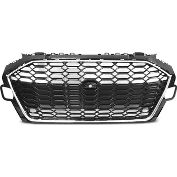 Karosérie Přední maska Audi A4, B9, 2020- , Chrom, Black (GRAU79)