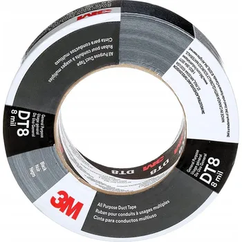 Lepicí páska 3m Duct Tape DT8, lepicí páska, 48 mm x 23 m, černá