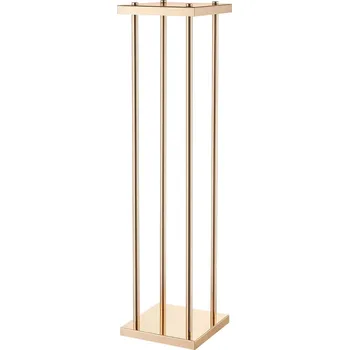 Stojan na květiny Vevor Stojany na květiny 10 ks, výška 80 cm, válcové, zlaté, kovový laminát
