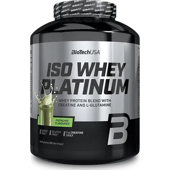Protein BioTech Iso Whey Platinum 1816 g Příchuť: pistácie