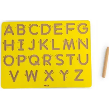 VIGA, Dřevěná tabulka - písmena velká