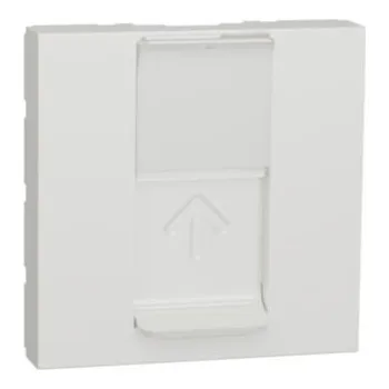 vypínač SCHNEIDER ELECTRIC Deska Unica RJ45 S-ONE centr. 2m bílá NU941118