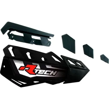 RACETECH (RTECH) NÁHRADNÍ PLASTY PRO CHRÁNIČE RUKOU (ŘÍDÍTKA) FLX / ALU ATV BARVA ČERNÁ