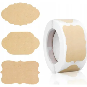 Obraz SADA 300 SAMOLEPICÍCH ETIKET NA SKLENICE ROLE DA328