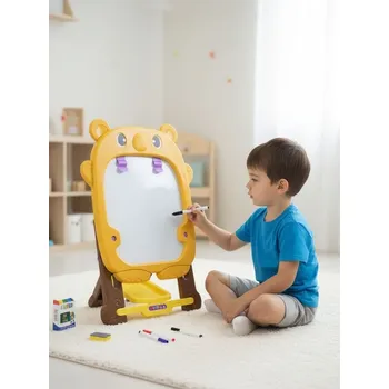 Sinsay - Oboustranná tabule s křídou a fixy - žlutá - 752IY-11X - 752IY-11X-ONE