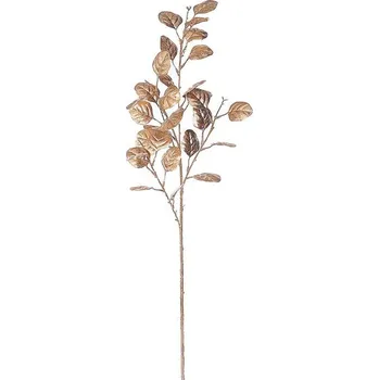 umělá květina Eukalyptus - umělá větev, barva zlatá Barva: Zlatá