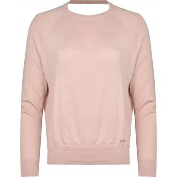 Dámský svetr Guess dámský svetr růžový klasický ke bokům velikost XS