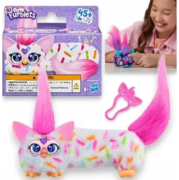 Hračka pro nejmenší FURBY FURBLETS Berry-Cup-Cake Interaktivní natahovací plyšová hračka G1781 Furbiś