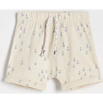 Reserved - Šortky s potiskem - krémová - 6257M-01X - 6257M-01X-68