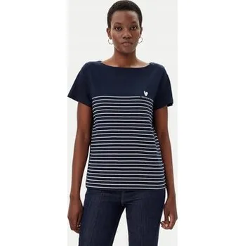 Dámské tričko Tom tailor Dámské tričko TOM TAILOR-1045544 SKY CAPTAIN BLUE Tmavě modrá