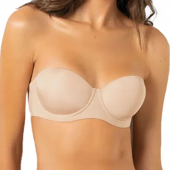 Dámské spodní prádlo Sielei vyztužená podprsenka béžová velikost 80B