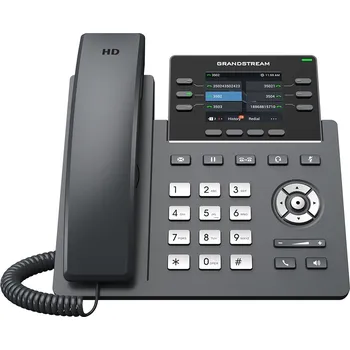 Stolní telefon Grandstream GRP2613W SIP telefon, 2.8" TFT bar. displej, 4 SIP účty, 6 prog.tl., 2xGigabit PoE, WiFi