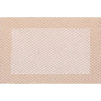 prostírání Prostírání plastové - béžové, 45 x 30 cm Barva: Béžová