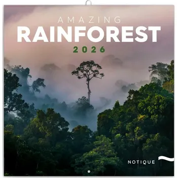 Kalendář Poznámkový kalendář Deštné pralesy 2026