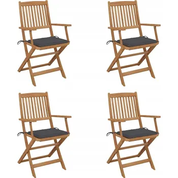 Sada zahradního nábytku z umělého ratanu VidaXL, hnědá, 4 díly