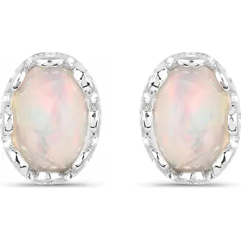 Náušnice STŘÍBRNÉ NÁUŠNICE S PŘÍRODNÍMI ETIOPSKÝMI OPÁLY