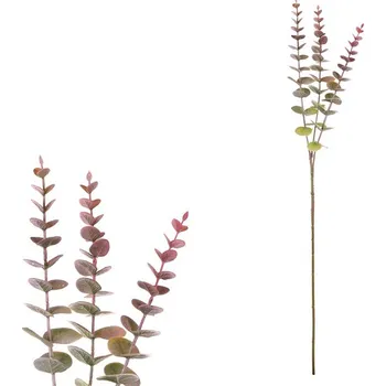 umělá květina Eukalyptus - umělá větev, barva zeleno-fialová Barva: Fialová