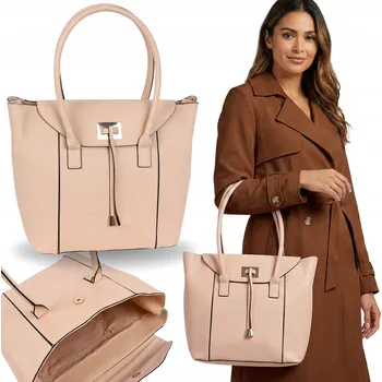 Kabelka Béžová kabelka eko kůže Atmosphere