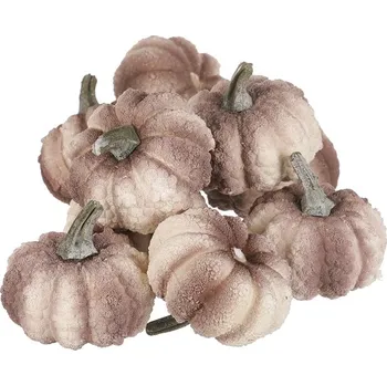 Dýně z polystyrenu, hnědá barva, cena za balení (9 ks). Barva: Krémová
