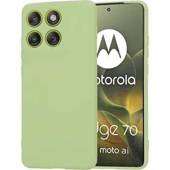 Pouzdro na mobilní telefon Techsuit SoftFlex pro Motorola Edge 70 – Matcha