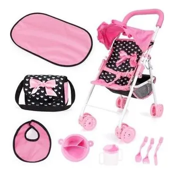 Wózek spacerówka dla lalek z akcesoriami (pl, 2000, Bayer Design)