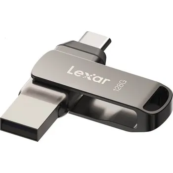 Počítač Lexar flash disk 128GB - JumpDrive D400 Dual USB-C & USB-A 3.1 (čtení až 130MB/s) LJDD400128G-BNQNG