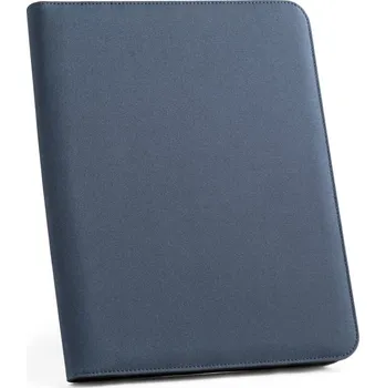 Aktovka na dokumenty EMERGE FOLDER. Složka A4 z materiálu recyklovaného polyesteru (100% rPET) 300D se zipem - Modrá