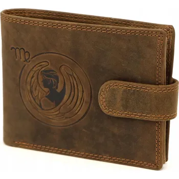 Peněženka Peněženka NORDEE , přírodní kůže, hnědá - muž