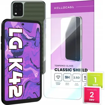 Pouzdro na mobilní telefon Hybridní Sklo pro LG K42 (Fólie, Ochranná, Displej, 9H)