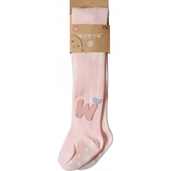 Aura Via punčocháče šedé, bavlna, velikost 92