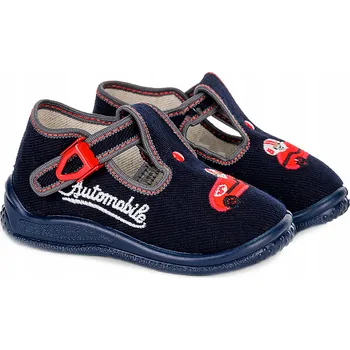 Dívčí sandály PAPUČE DĚTSKÉ SANDÁLKY S KOŽENOU STÉLKOU vel. 18