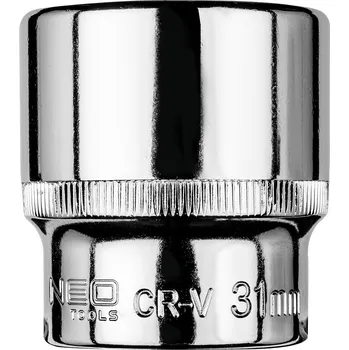 Gola hlavice NEO TOOLS Šestihranný nástavec 1/2", 31 mm 08-431