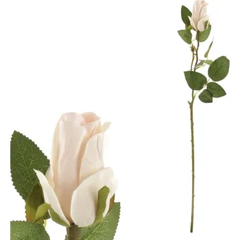 umělá květina Umělá meruňková růže - realistická květina, trvanlivá dekorace Barva: Béžová