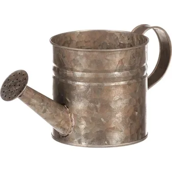 Měděný zinkový obal na květiny ve tvaru konve - luxusní dekorace Barva: Měděná