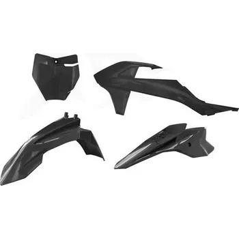 RACETECH (RTECH) kompletní sada plastů GAS GAS MC 50 24-25 barva černá (RACETECH (RTECH) kompletní sada plastů GAS GAS MC 50 24-25 barva černá)