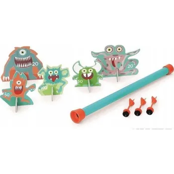 Obraz Scratch, Foukačka XL / 3 šipky přísavky / 5 terčů POTVŮRKY