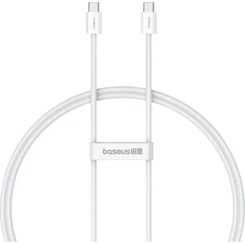 Náhradní díl pro mobilní telefon Datový kabel Baseus (P10365200211-01) – Type-C na Type-C, 30W, 2m – Moon White