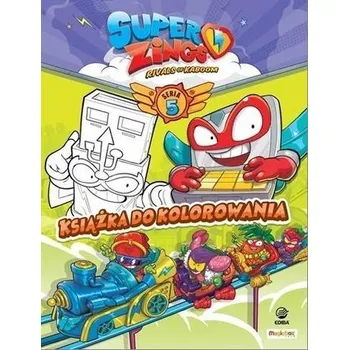Figurka SuperZings - Książka do kolorowania + figurka [PL] (2000, Super Zings)