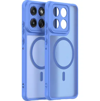 Pouzdro na mobilní telefon Techsuit - HaloFrost II MagSafe - Motorola Edge 70 - nebesky modrá