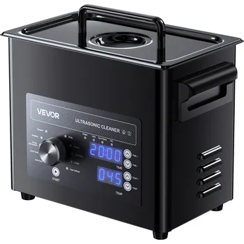 Ultrazvuková čistička Vevor Ultrazvuková čistička 3L nerez, ovládání knoflíkem, s košíkem a koulí