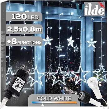 Obraz Světelný závěs Vilde Hvězda 101 - 200 světýlek