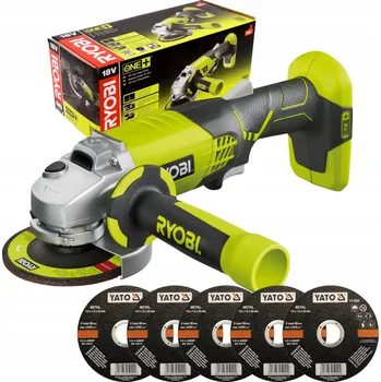 úhlová bruska Úhlová bruska akumulátorová Ryobi 0 W 18 V